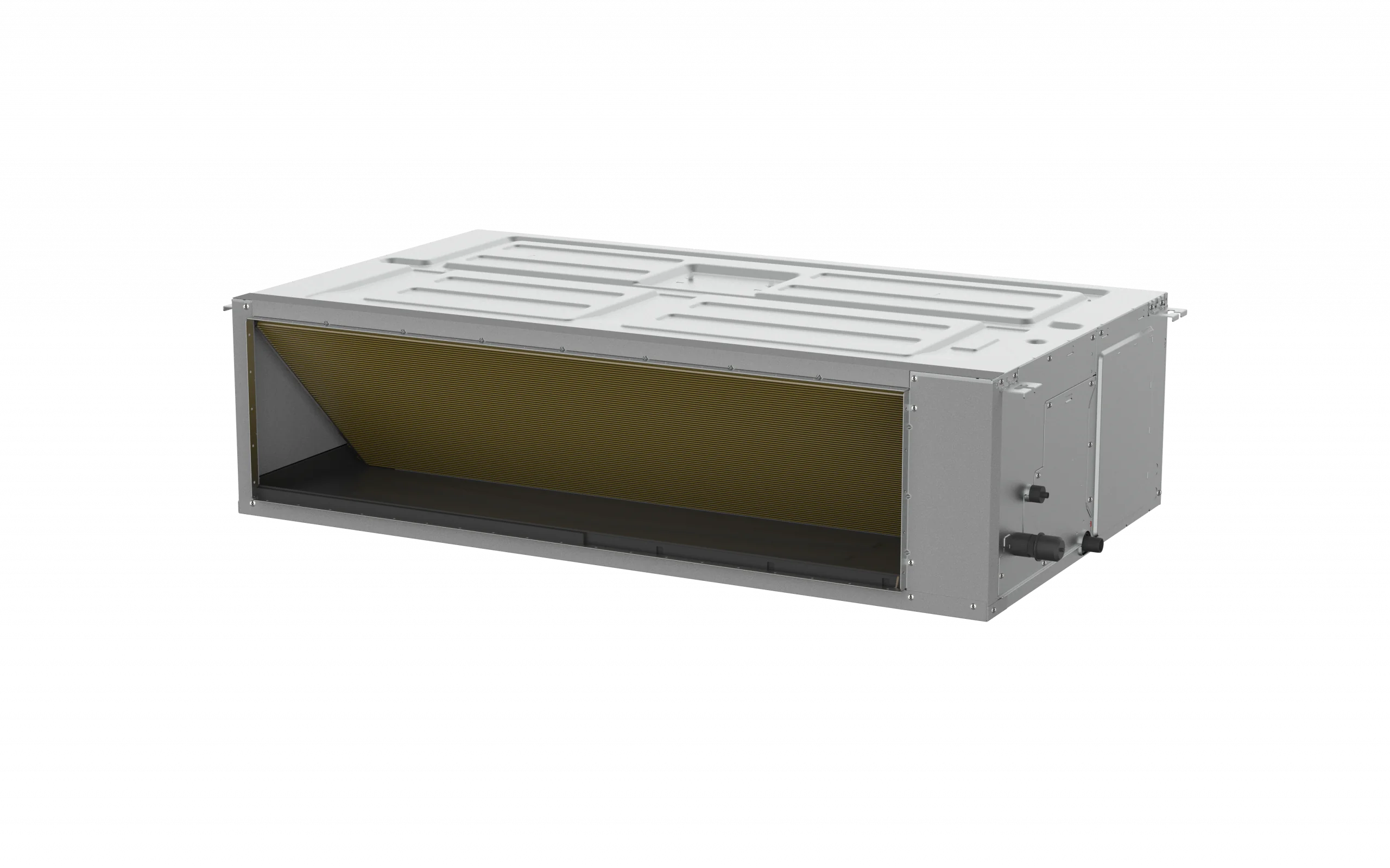 Vista en perspectiva de una unidad Carrier de la serie QSV, imagen representativa de catálogo