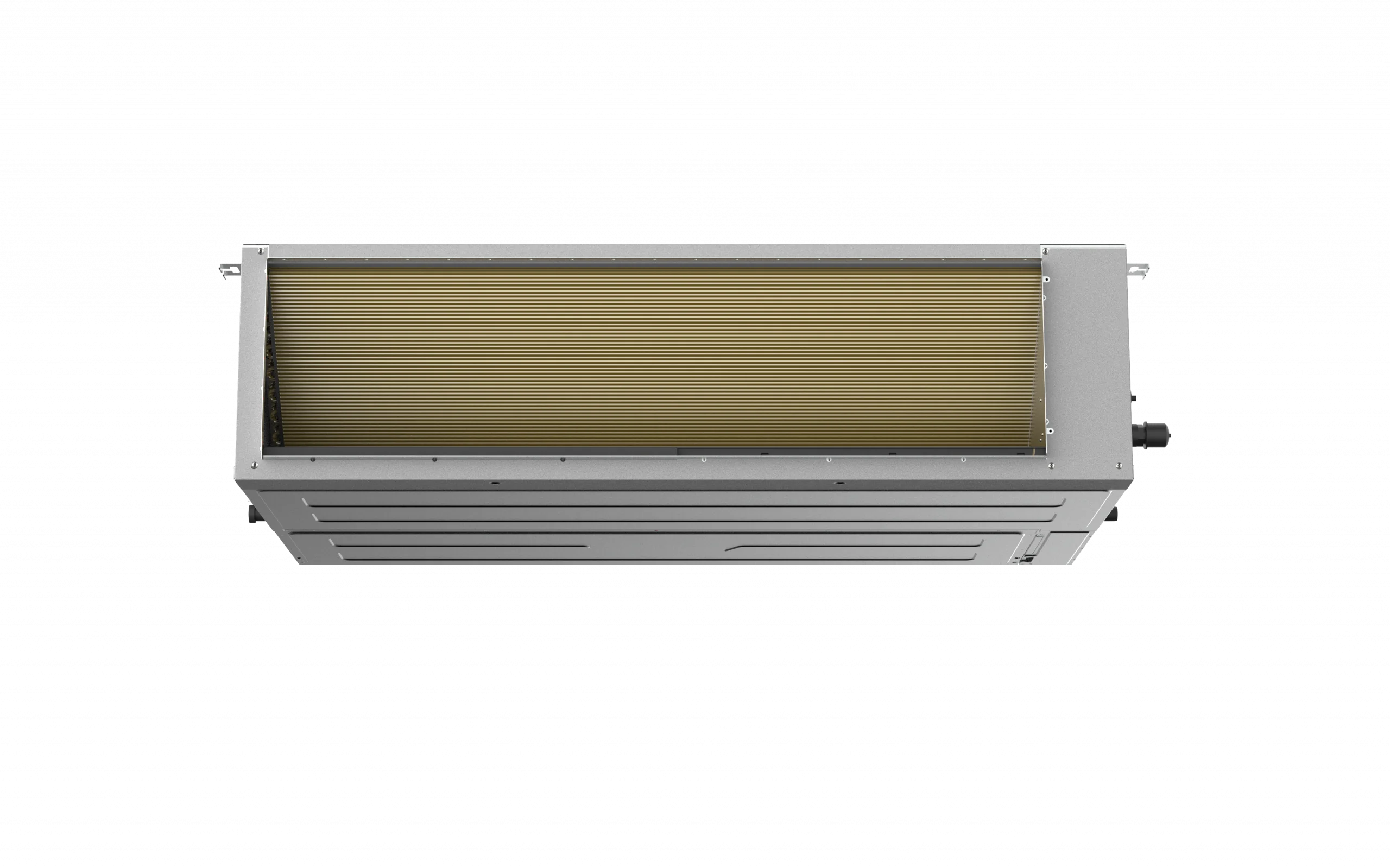 Imagen de catálogo de la unidad por conductos Carrier, serie QSV; diseño representativo